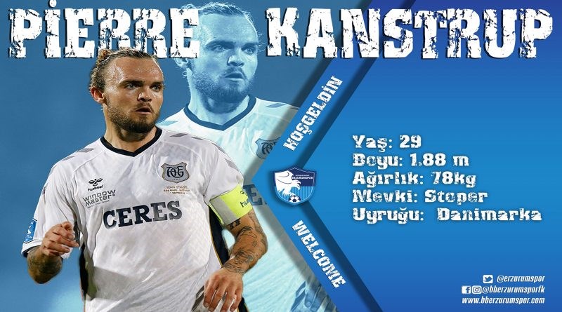 Danimarkalı savunma oyuncusu Pierre Kanstrup Erzurumspor'da