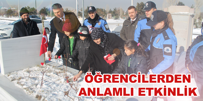 Öğrencilerden anlamlı etkinlik