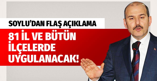 81 ilimizin bütün ilçelerinde yapılacak