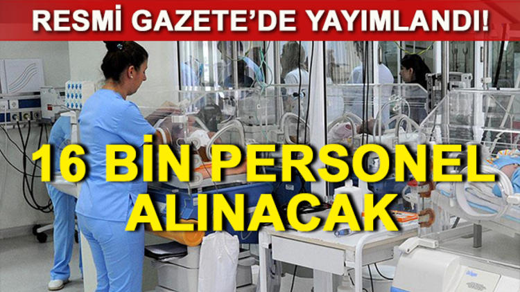 Sağlık Bakanlığı'ndan 16 bin kişilik sözleşmeli personel istihdamı