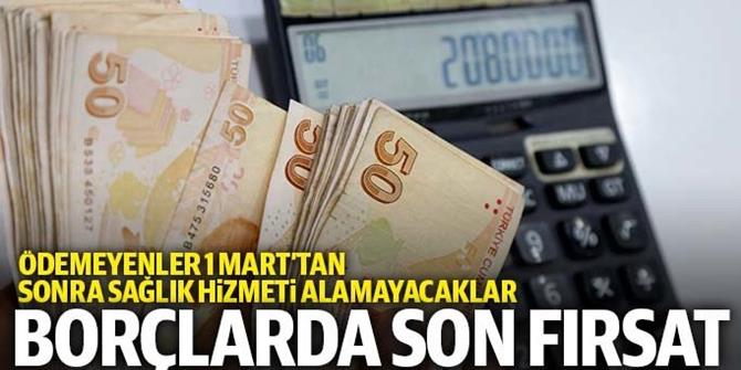 GSS prim borçları için son fırsat