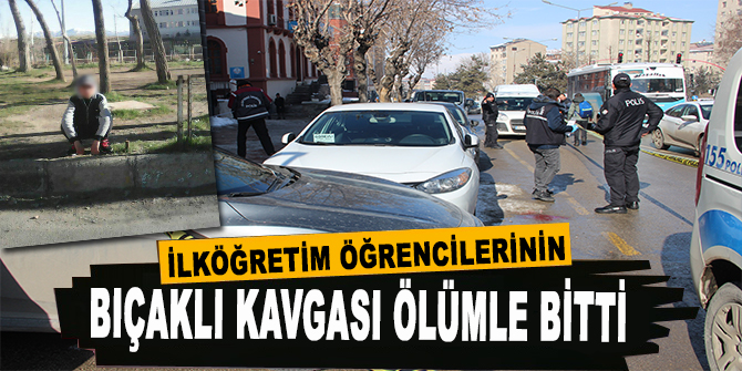 Erzurum'da çocuk kavgası: 1 ölü