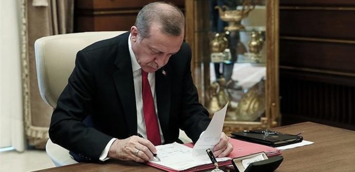 Erdoğan kararnameyi imzaladı!