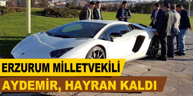 Aydemir, hayranlıkla inceledi!