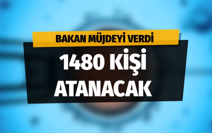 Bin 480 kişi atanacak