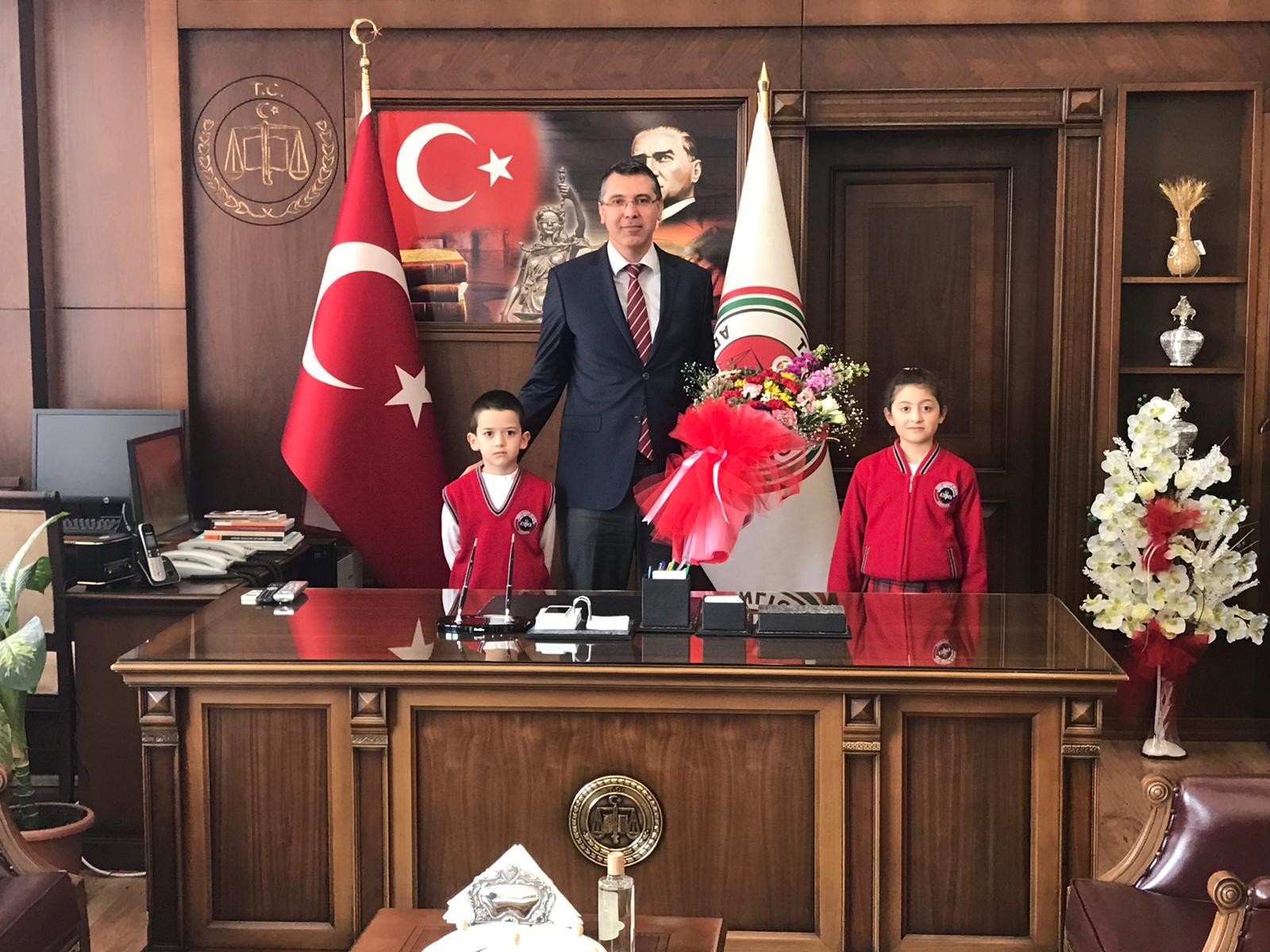 Erzurum adliyesine teşekkür ziyareti