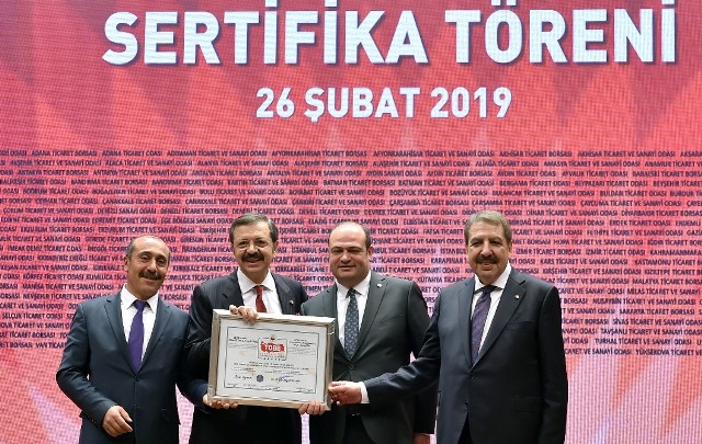 ETSO, ‘5 Yıldızlı Oda’ sertifikasını 5. kez yeniledi