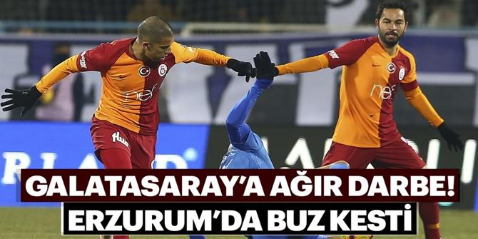 Galatasaray'dan Erzurum'da kritik kayıp