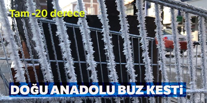 Doğu Anadolu buz tuttu: