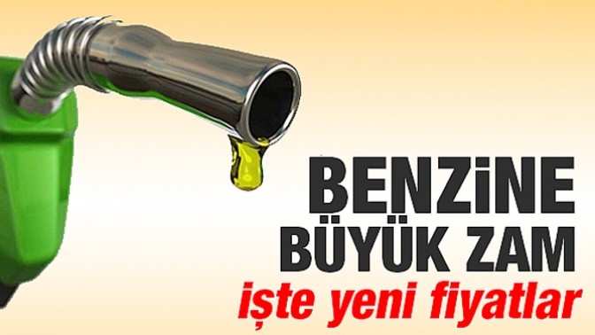 Benzine 15 kuruş zam geldi