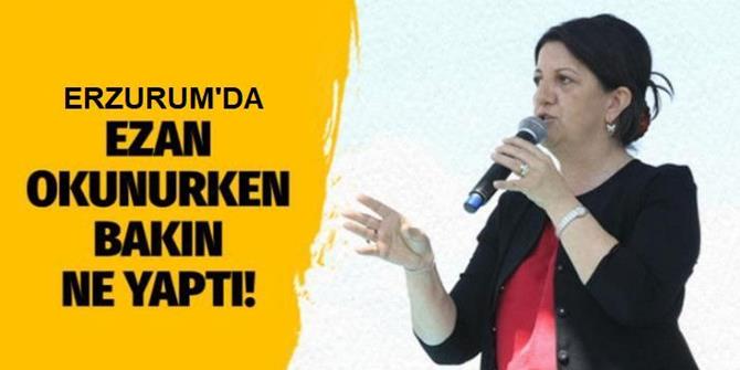 HDP Eş Genel Başkanı Pervin Buldan Erzurum'da