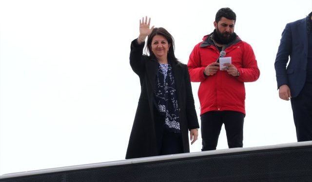 HDP Eş Genel Başkanı Pervin Buldan Erzurum'da