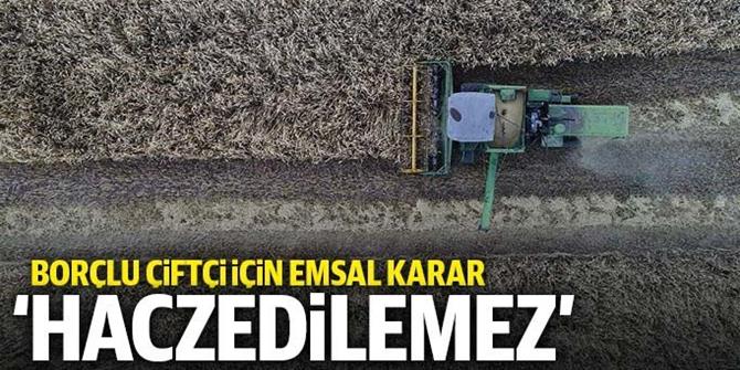 Borçlu çiftçi için emsal karar: Traktörü haczedilemez