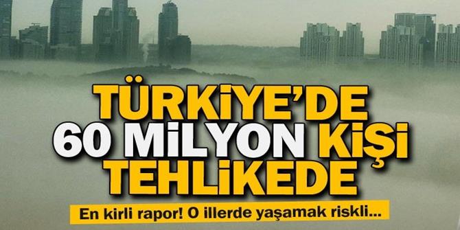 Türkiye'nin en kirli şehirleri belli oldu