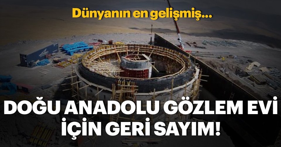 Doğu Anadolu Gözlemevi'ndeki "DR2"nin tasarımı tamamlandı