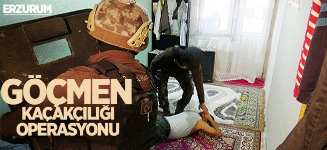 İnsan kaçakçılığı yapan şebekeye operasyon