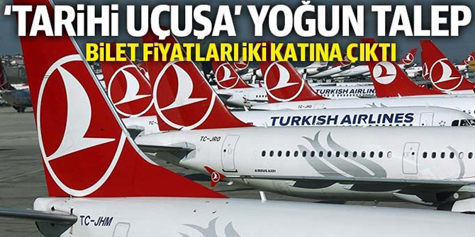 Atatürk Havalimanı'ndaki son sefere yoğun talep bilet fiyatlarını yükseltti