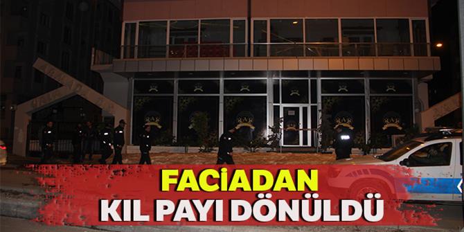 Erzurum'da Düğün salonunda asma tavan çöktü, f