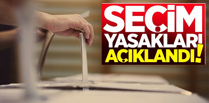 İşte 31 Mart Pazar günü yapılacak yerel seçimlere dair tüm detaylar ve yasaklar...