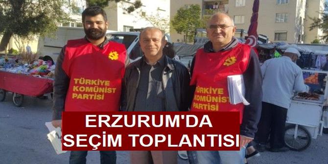 TKP Erzurum'da seçim çalışmasına hız verdi