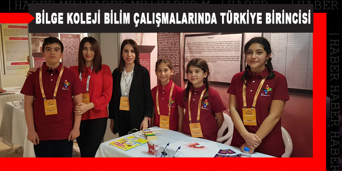 Bilge Koleji bilim çalışmalarında Türkiye birincisi