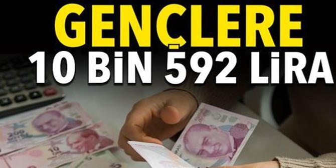 İş kuran gençlere 10 bin 592 lira!