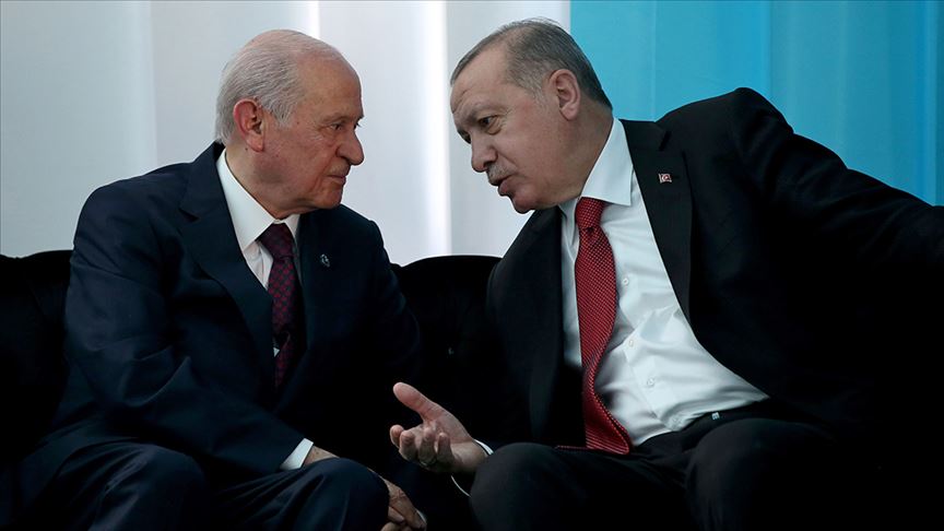 Cumhurbaşkanı Erdoğan, Bahçeli'yi aradı