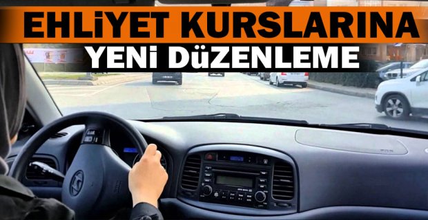 MEB'den özel direksiyon derslerine yeni düzenleme