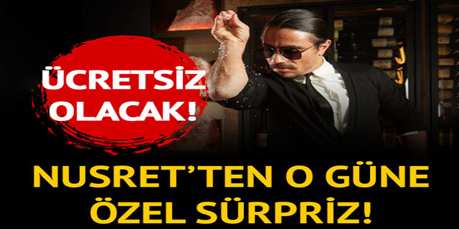 Nusret Gökçe'den çocuklara 23 Nisan sürprizi!