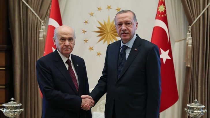 Cumhurbaşkanı Erdoğan ile MHP lideri Devlet Bahçeli arasında sürpriz görüşme