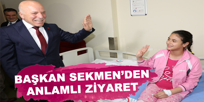 Başkan Sekmen’den anlamlı ziyaret