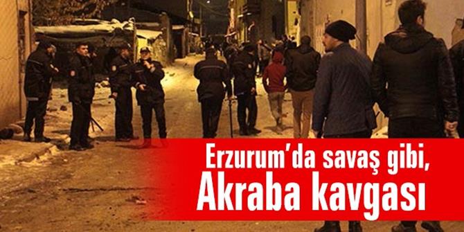 Erzurum’da iki aile arasında kız alma kavgası