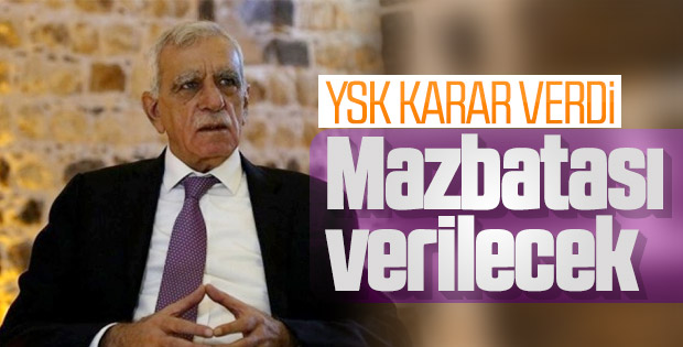 Ahmet Türk, mazbatasını aldı