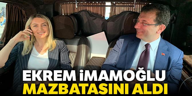 Ekrem İmamoğlu mazbatasını aldı