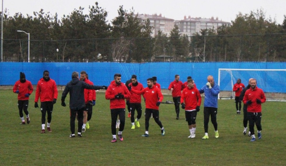 Erzurumspor, Göztepe maçı hazırlıklarını sürdürdü