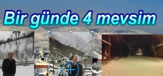 Doğu'da bir günde 4 mevsim