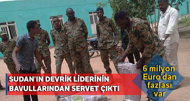 El Beşir'in evinde 130 milyon dolardan fazla nakit bulundu