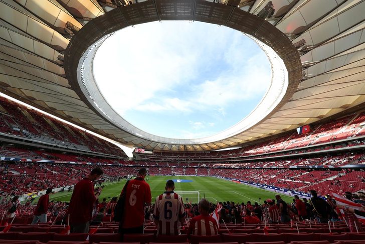 Atletico Madrid'in Stadı Wanda Metropolitano'da porno film çektiler