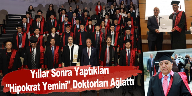 Yıllar sonra yaptıkları "Hipokrat Yemini" doktorları ağlattı