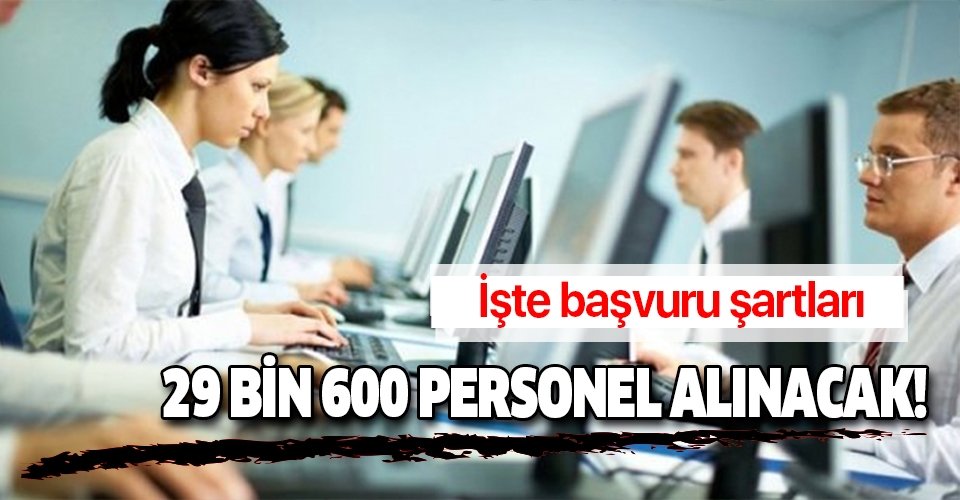 Sağlık Bakanlığı 29 bin 600 kamu personeli alımı başvuru şartları .