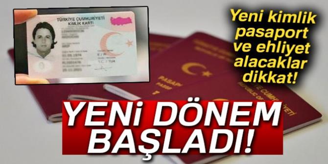 Kimlik, ehliyet ve pasaport randevularında yeni dönem