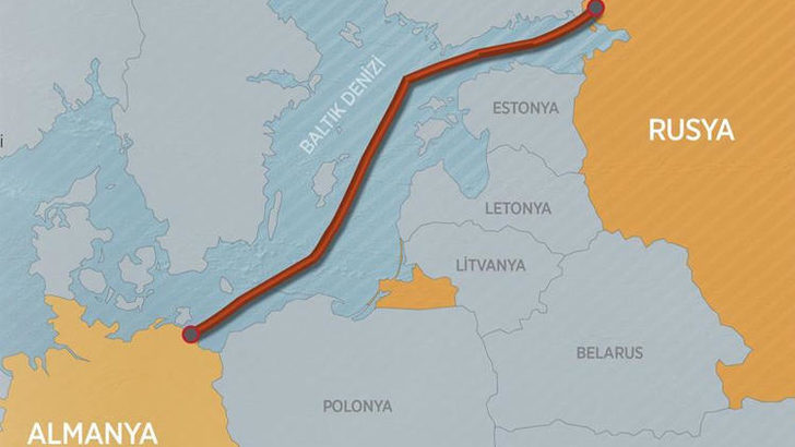 Kuzey Akım 2'nin yüzde 48'i tamamlandı