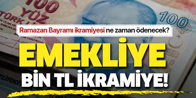 Emeklilere bayram ikramiyesi ne zaman ödenecek?