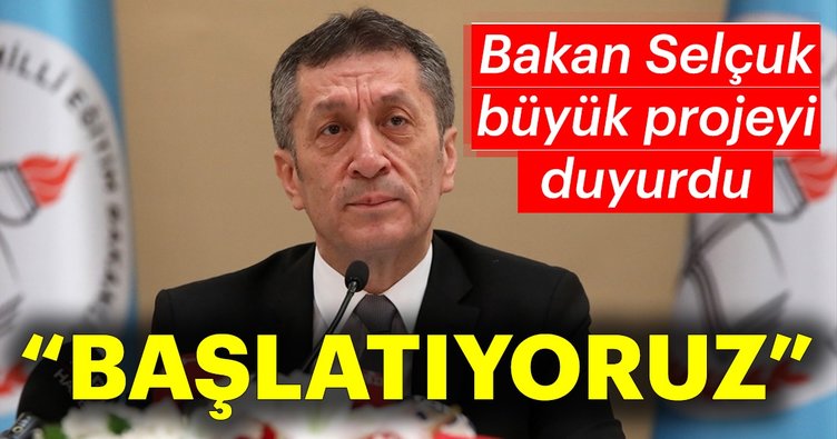 Milli Eğitim Bakanı Ziya Selçuk duyurdu!