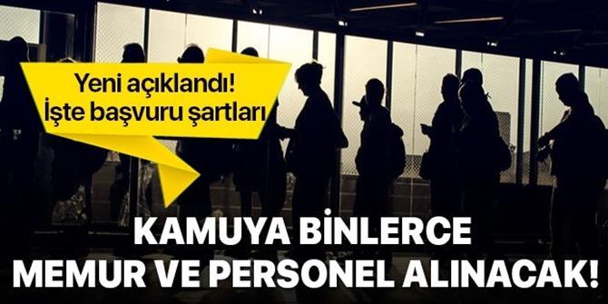 KPSS'li KPSS'siz güncel memur alım ilanları.