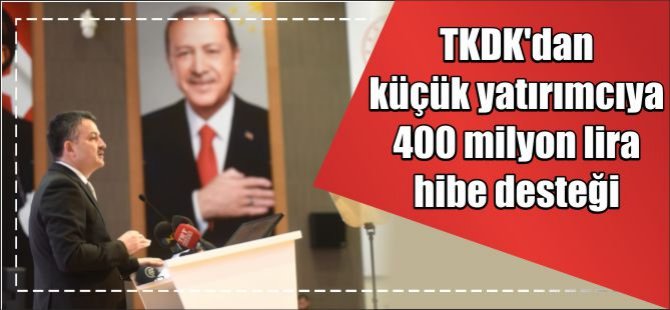 TKDK 400 milyon liralık hibe ilanına çıktı
