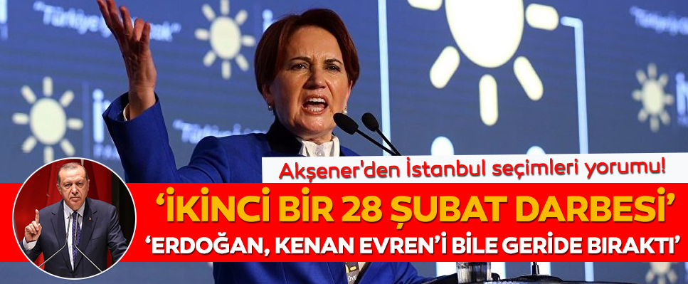 Akşener: Erdoğan ve Bahçeli'yi hedef aldı