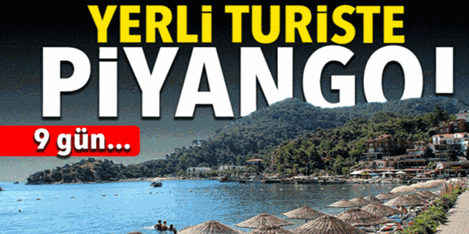 Yerli turiste ara tatil piyangosu!