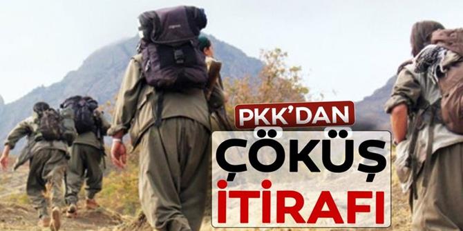 PKK’dan çöküş itirafı