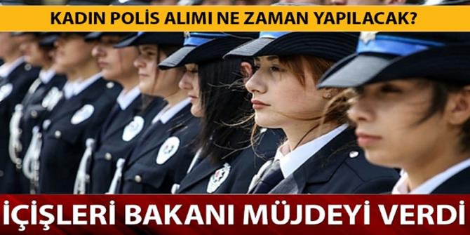 Bakan Soylu: 3 bin kadın polis alacağız